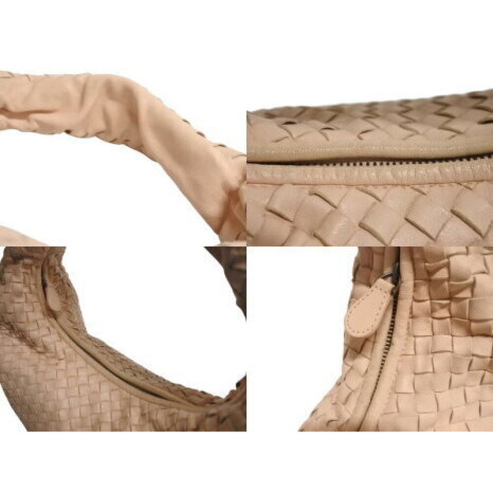 Bottega Veneta Intrecciato Hobo Hobo Shoulder Bag Pink Leather - Picture 6 of 8